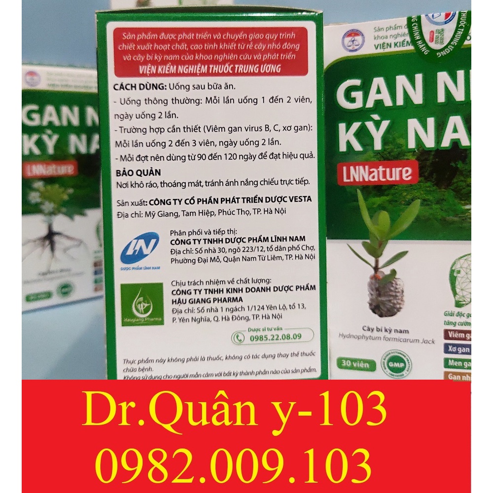 Gan Nhó Kỳ Nam - Hàng chính hãng