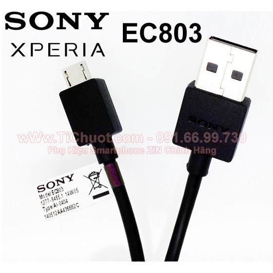 Cáp MicroUSB Sony EC803/ EC801 ZIN