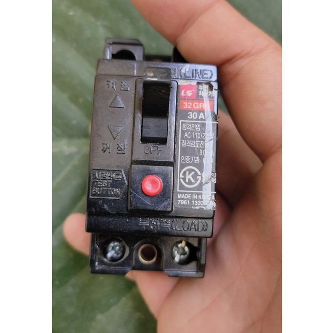 CB Chống Giật 15A-20A-30A - Hàng Bãi Bao Test - CB Chống Dòng Rò - Át Chống Giật