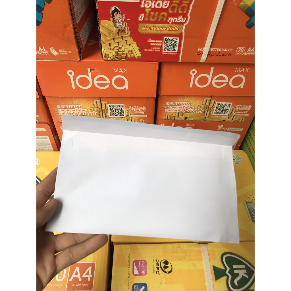 Bao thư Trắng A4 A5  có keo 80gsm - đủ các kích cỡ SUKADO