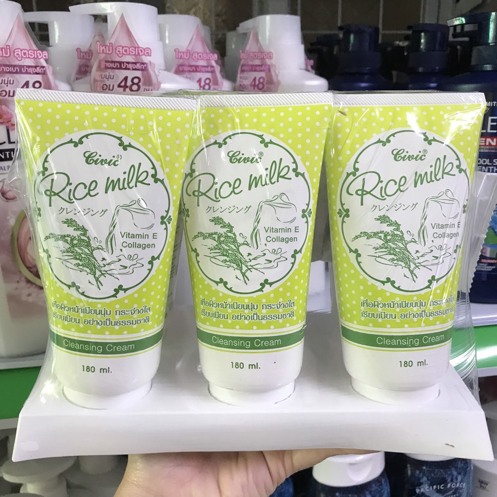 Sửa rửa mặt gạo Civic Rice milk 180ml