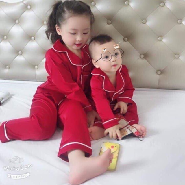 Bộ đồ pizama phi lụa