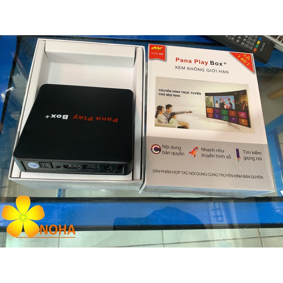 Đầu Androi Tivi Pana Play Box+ 4K Xem Miễn Phí VTVcab On, RAM 4GB, XEM KHÔNG GIỚI HẠN