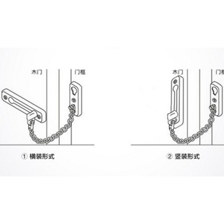 Khóa Cửa An Toàn, Khóa An Toàn Xích Thép Không Gỉ