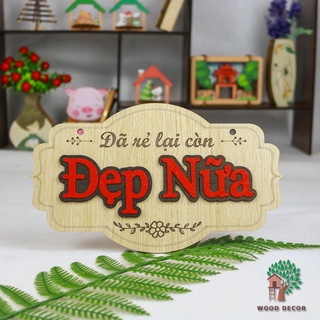Bảng gỗ decor treo shop trang trí "Hàng mới về"