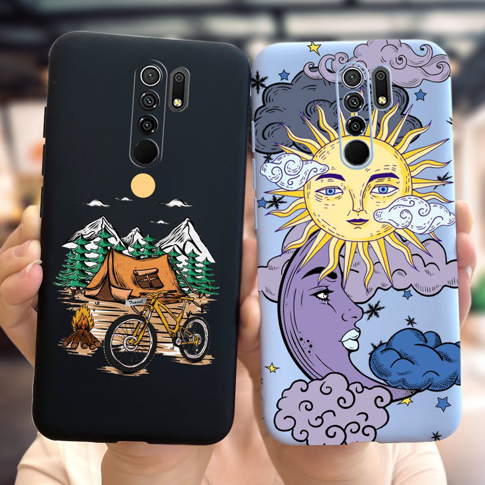 Ốp điện thoại silicon mềm hình trái tim thích hợp cho XIAOMI REDMI 9 POCO M2 REDMI9 PRIME 6.53 INCH