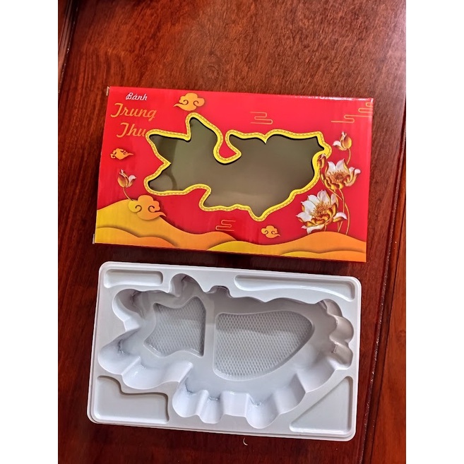 Hộp đựng bánh trung thu cá vàng 300-350g