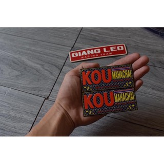 Tem nhôm koumachai dán mọi dòng pô độ