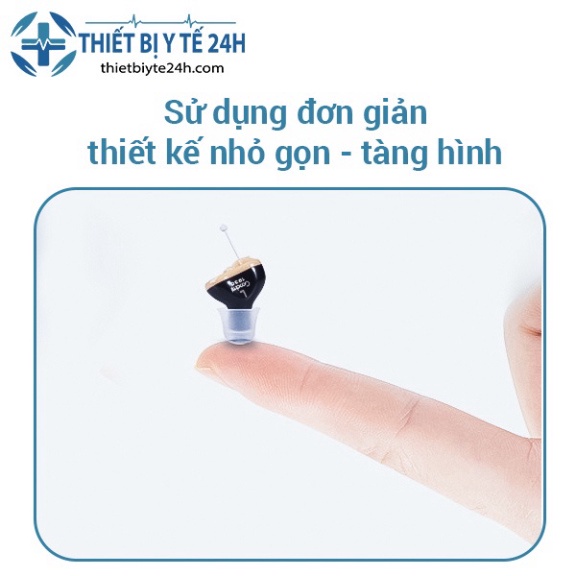 Máy Trợ Thính, Tai Nghe Trợ Thính Siêu Nhỏ Goodmi GM-910 - Tự Động Giảm Tiếng Ồn, Xử Lý Âm Thanh Hiện Đại Nhất