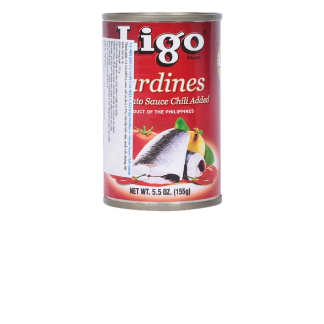 Cá mòi xốt cà vị ớt cay Ligo 155g