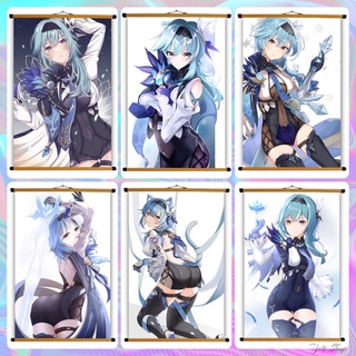 Poster Vải Eula Genshin Impact