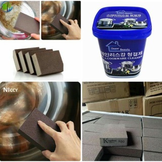 Combo Miếng cọ xoong nồi và kem tẩy đa năng