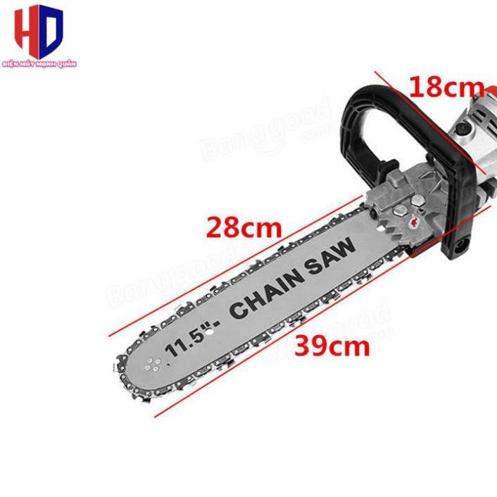 [Loại Tốt] Bộ Lam Cưa Xích Gắn Máy Mài CHAIN SAW - Có Bình Tra Dầu Tự Động Gắn Liền