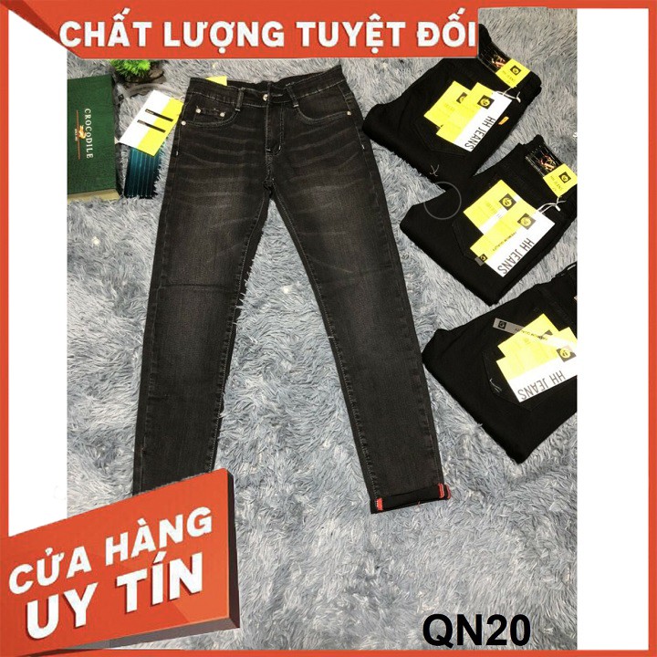 Quần jean nam Slim ống đứng co giãn vải nhập khẩu - QN18