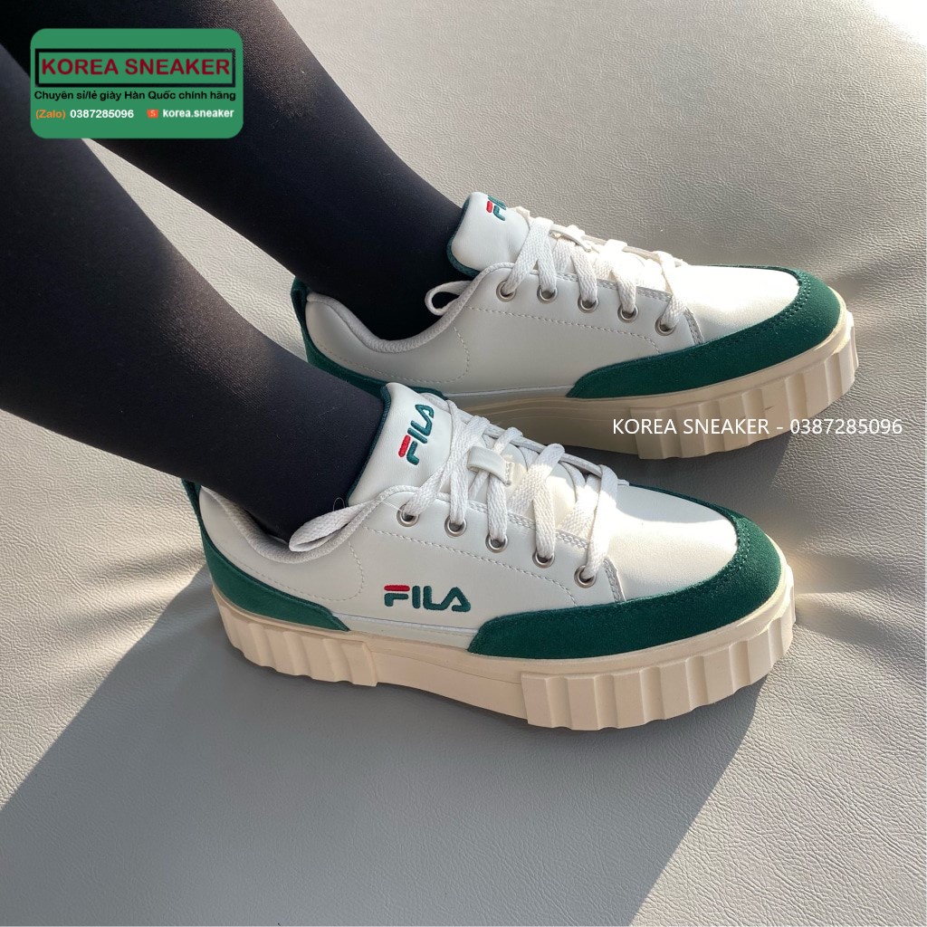 Giày Thể Thao Fila Sandblasted Raw Suede Hàn Quốc- Sneaker Chính Hãng 100%