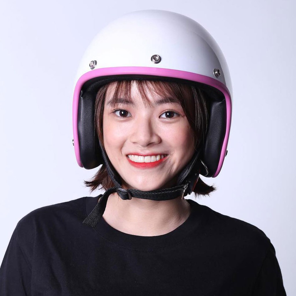 Nón bảo hiểm phượt CHITA HELMETS CT1, dáng 3/4 đầu an toàn, bền bỉ, thời trang