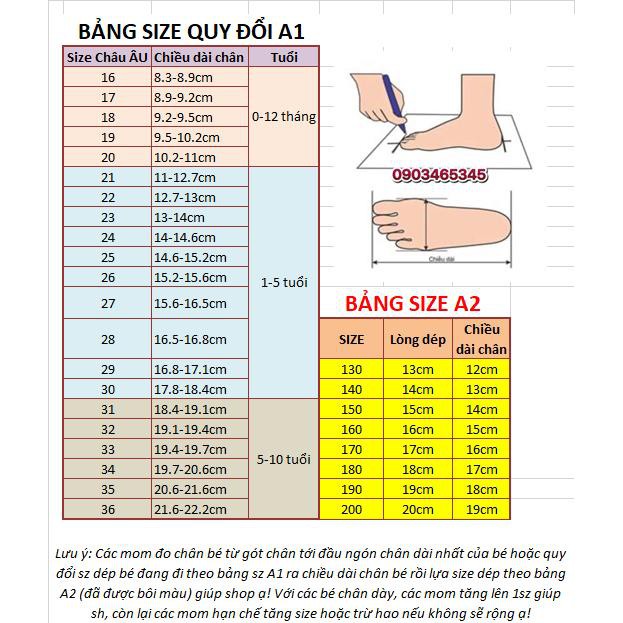 Dép sục cho bé Mario 2 đế cánh thiên thần có quai hậu siêu mềm, đáng yêu mã SM4