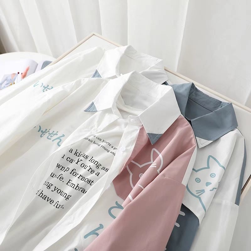 Áo sơ mi tay dài màu sắc đáng yêu thời trang trẻ trung dành cho nam