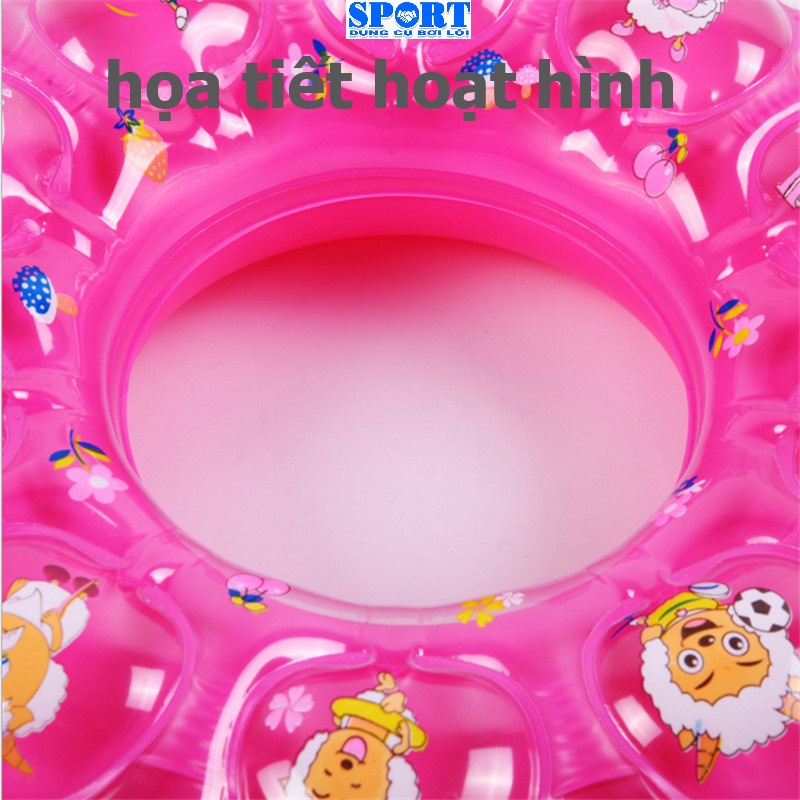 Phao Bơi Tròn 2 Lớp Đường Kính 60,70,80,90cm  Ngừoi Lớn Và Trẻ E Shop-Dungcuboiloi