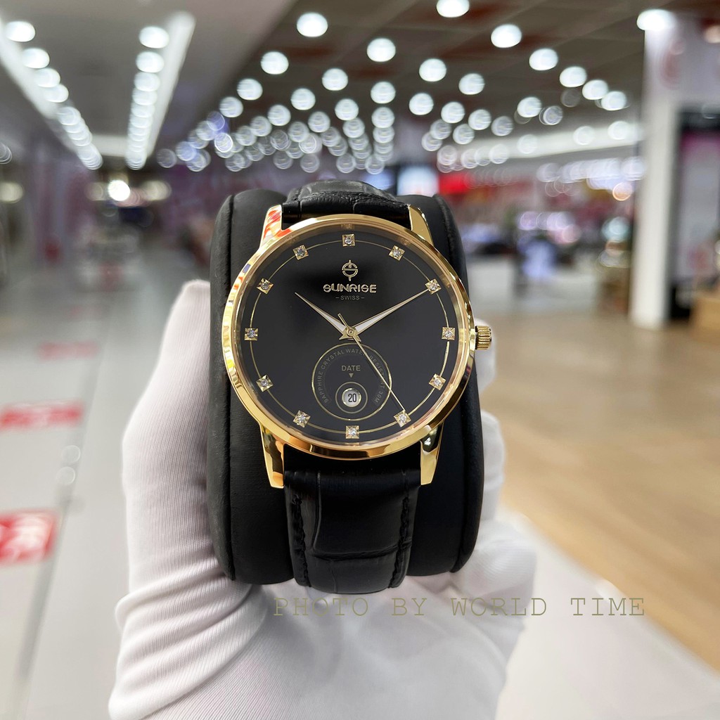 Đồng Hồ Nam Dây Da Sunrise 1138SA, Full Box, Bảo Hành 3 Năm, Sapphire Chống Xước, Chống Nước | BigBuy360 - bigbuy360.vn
