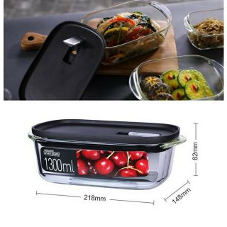Hộp thủy tinh chịu nhiệt lock&lock 890ml