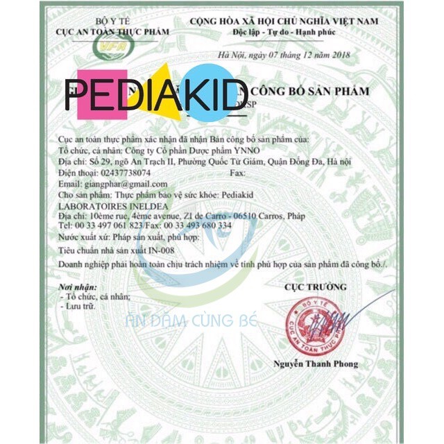 [ĐI AIR] PEDIAKID NEZ GORGE SIRO TĂNG ĐỀ KHÁNG MŨI HỌNG CHO BÉ 125 ML