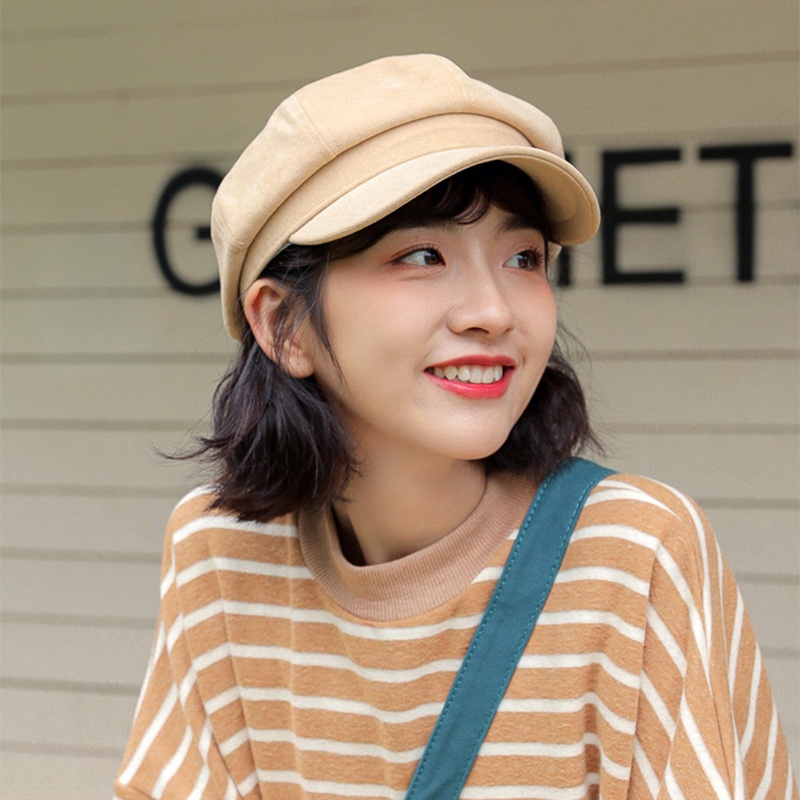 Nón Beret Màu Sắc Thời Trang Vintage