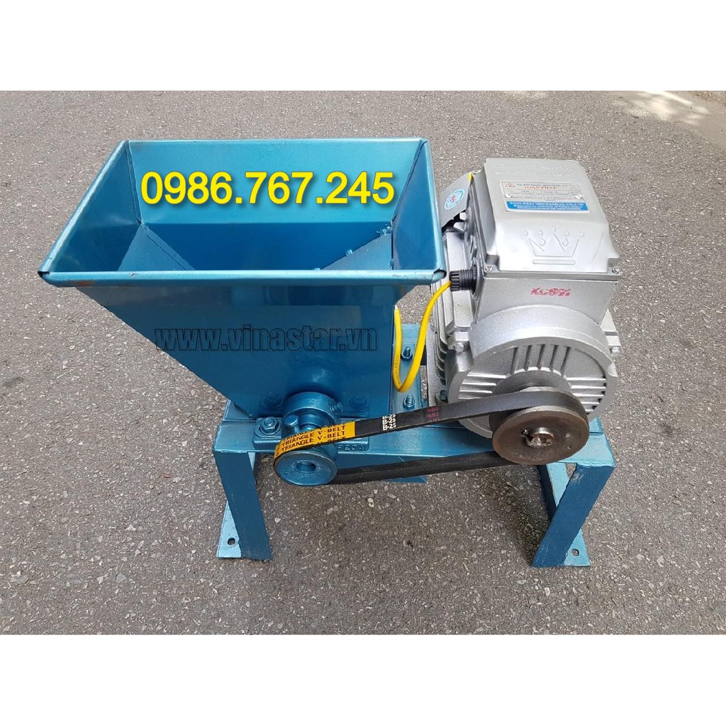 Máy nghiền sắn tươi, máy xay củ nghệ tươi làm tinh bột nghệ loại nhỏ 30kg/h