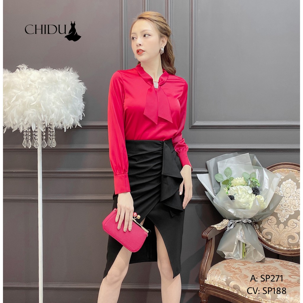 CHIDU chân váy dúm eo, chân váy body công sở - SP188 | BigBuy360 - bigbuy360.vn