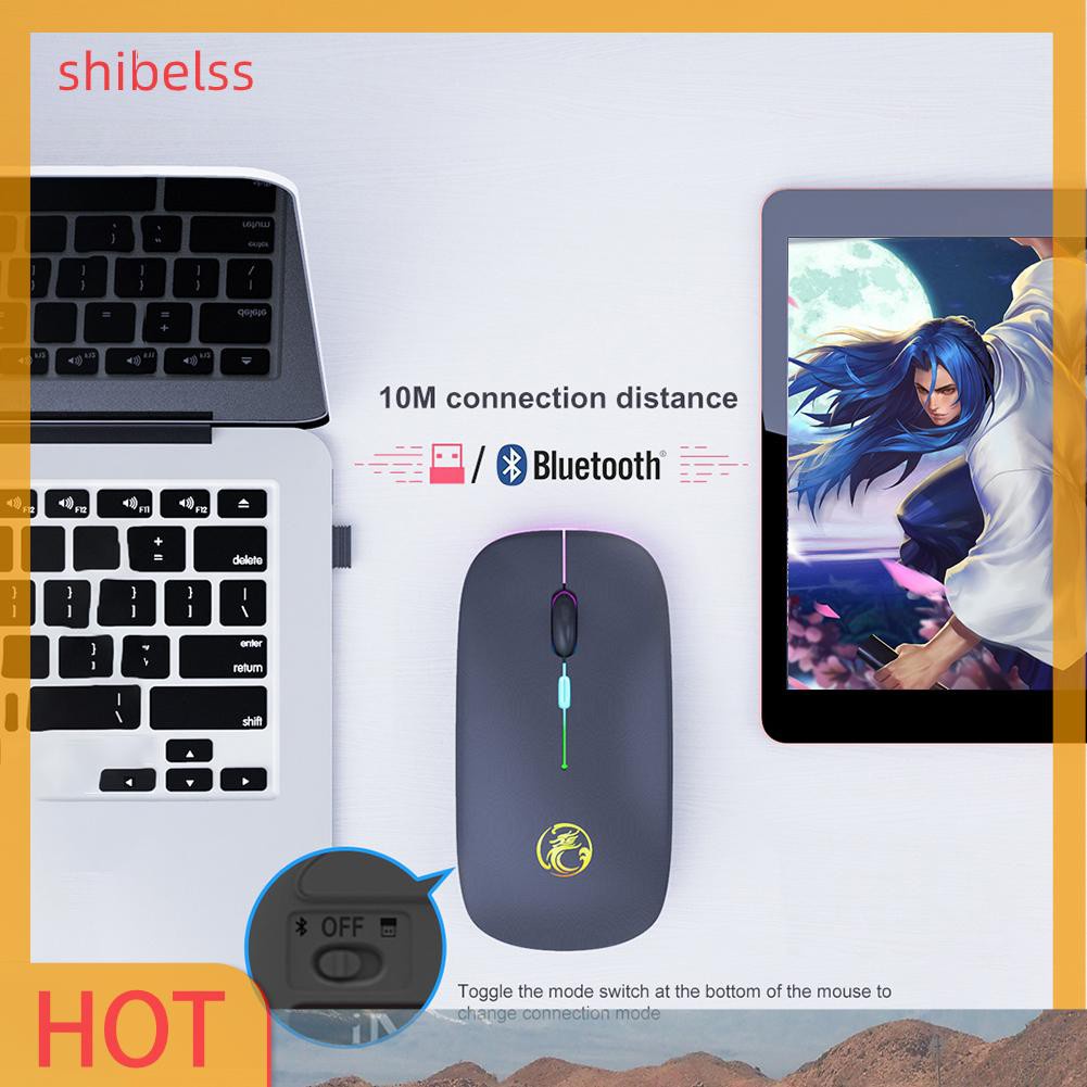 Chuột Quang Không Dây Shibelss Imice E-1300 2.4g Bluetooth 1600dpi