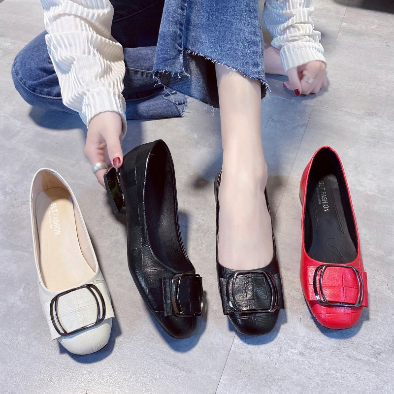 Giày da đế thấp phong cách Hàn Quốc | BigBuy360 - bigbuy360.vn