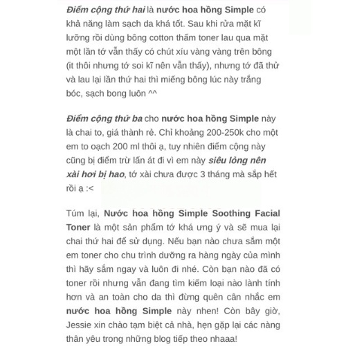 Nước hoa hồng Simple Kind to Skin Soothing Facial Toner | BigBuy360 - bigbuy360.vn