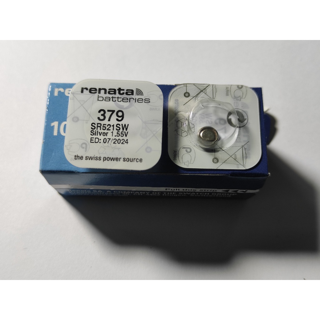 1 Viên Pin Đồng Hồ Renata Thụy Sĩ SR521SW / 379 Loại Tốt