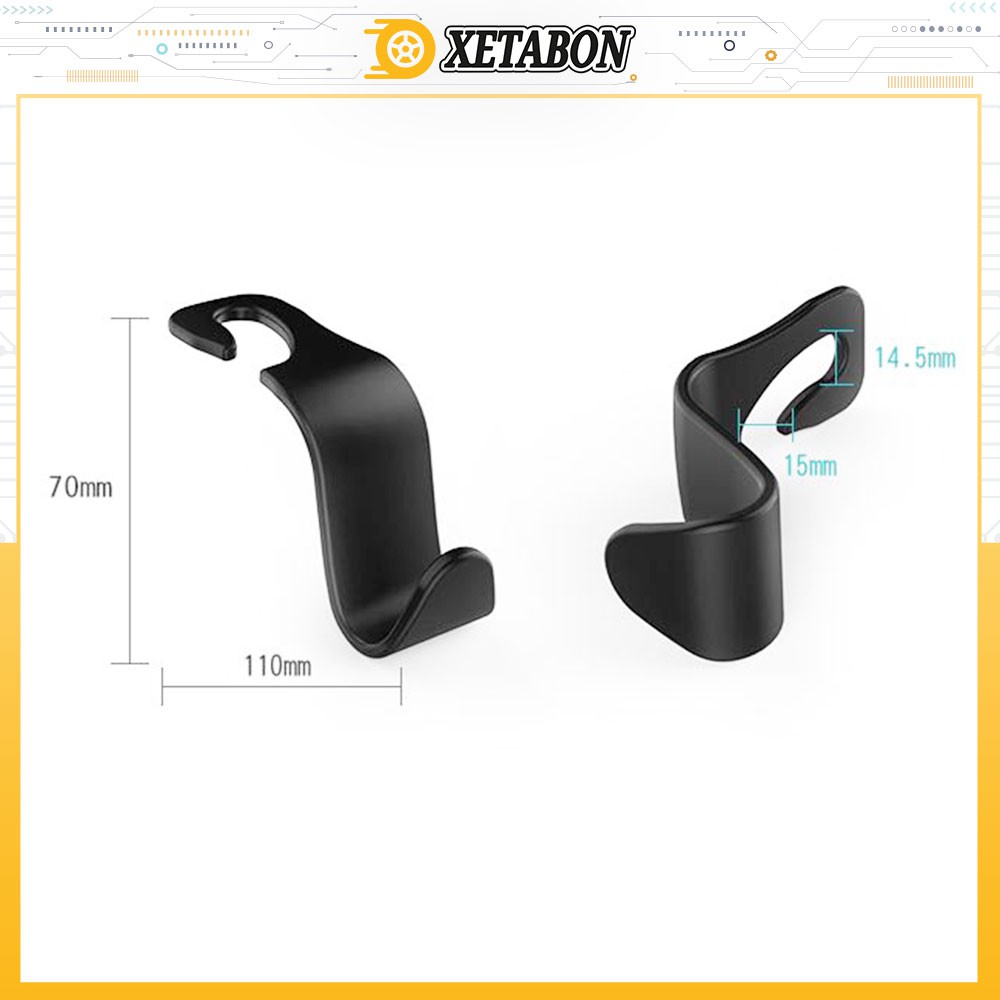 [ RẺ NHẤT SHOPEE ] Móc Treo Đồ Sau Ghế Ô Tô Tiện Lợi , Nhỏ Gọn, Bền Bỉ | BigBuy360 - bigbuy360.vn