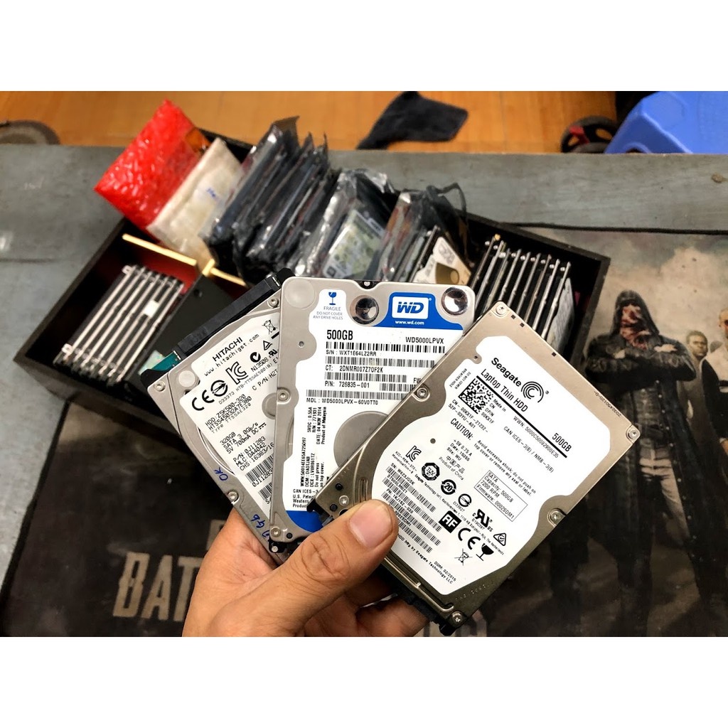 Ổ cứng HDD 1Tb, 500gb, 320gb, 250GB, 160gb PC, laptop hàng bóc máy, sức khoẻ Good 100% bảo hành 3 tháng