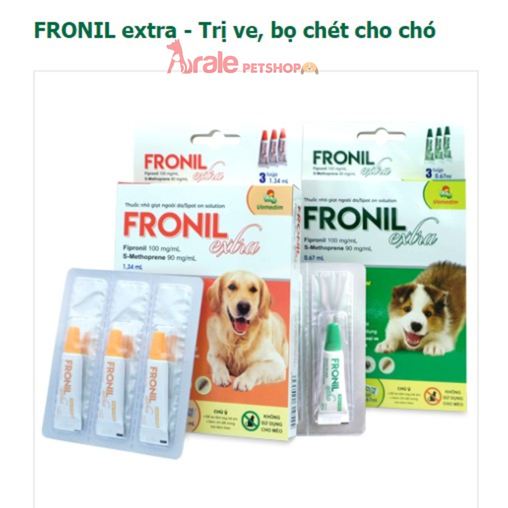 NHỎ GÁY FRONIL EXTRAL-DÀNH CHO CHÓ TỪ 2-10KG