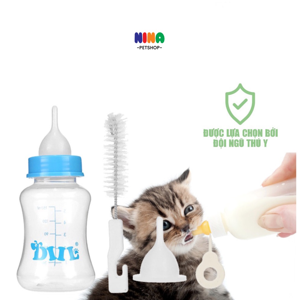 Bình sữa ti cho mèo chó cún thú cưng pet con Nina pet shop