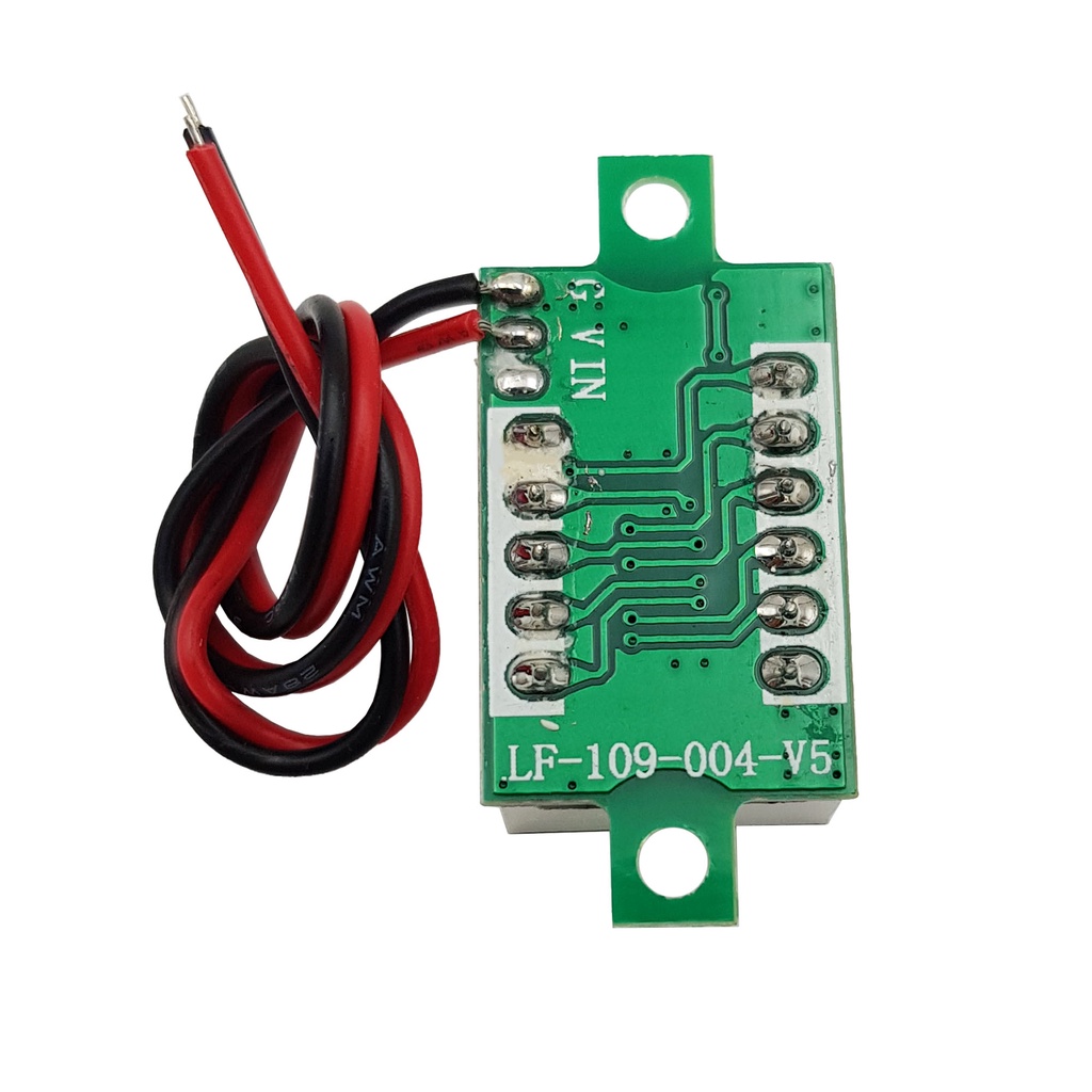 Đồng Hồ Đo Áp DC 2 Dây 2.7~32VDC màu trắng, xanh lá, xanh dương, đỏ