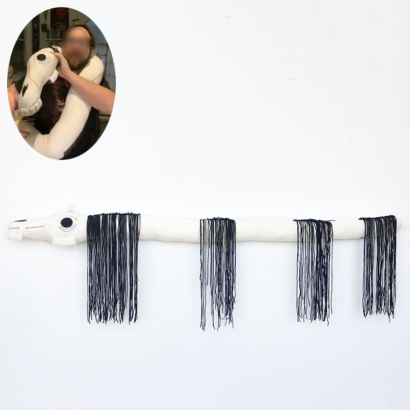 Ngựa Nhồi Bông Mềm Mại Kích Thước 130cm / 4.3ft