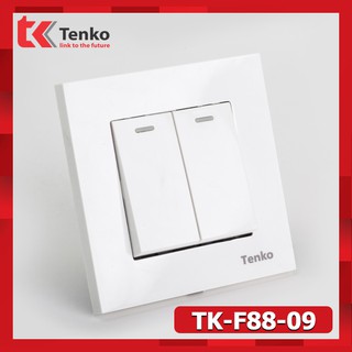 Công Tắc Điện Đôi 2 Nút Âm Tường Cao Cấp TK-F66-B-02