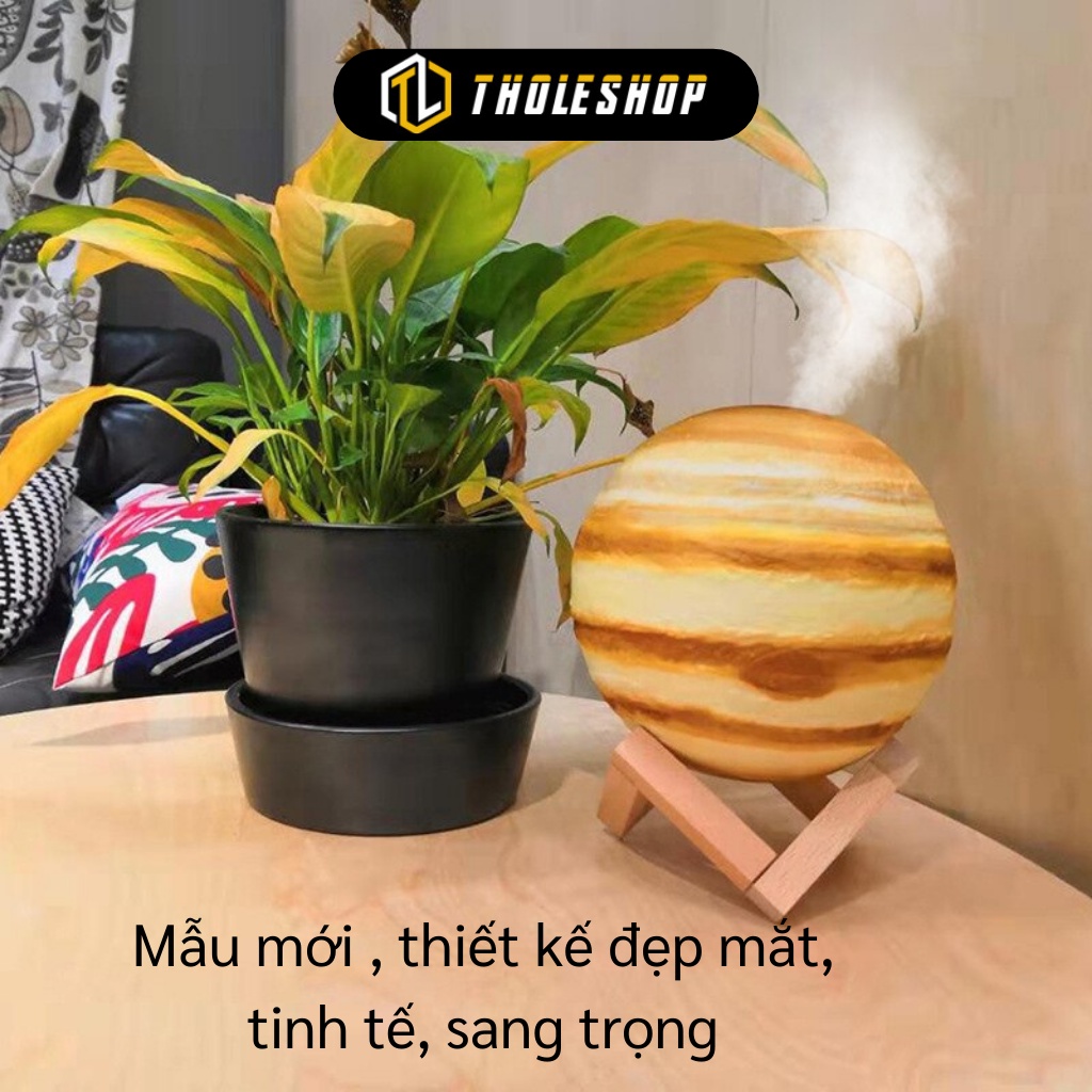 Đèn Ngủ - Máy Xông Tinh Dầu Mặt Trăng Thay Thế Đèn Ngủ, Phun Sương Tạo Độ Ẩm Có Đế 9567