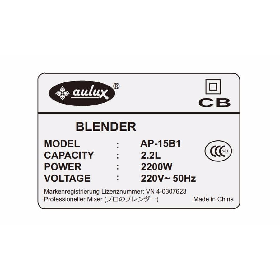 MÁY XAY SINH TỐ CÔNG NGHIỆP AULUX AP-15B1