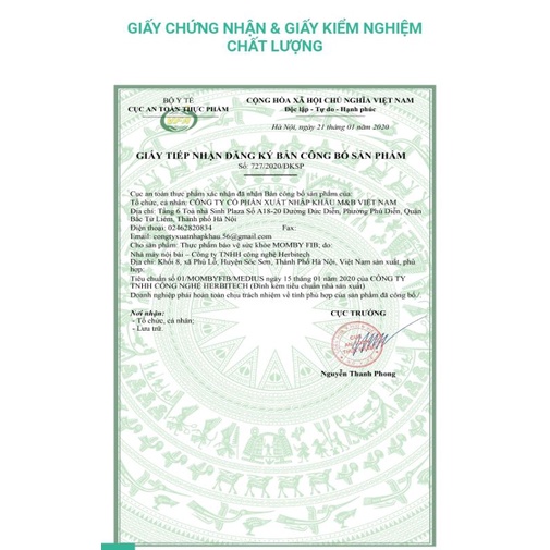 🍀🍀 Cốm MOMBYFIB Hồng - Cốm vi sinh MOMBY FIB Hồng chống táo bón cho mẹ và bé