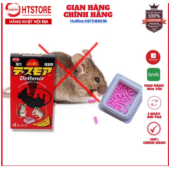 Thuốc diệt chuột Dethmor nội địa Nhật bản