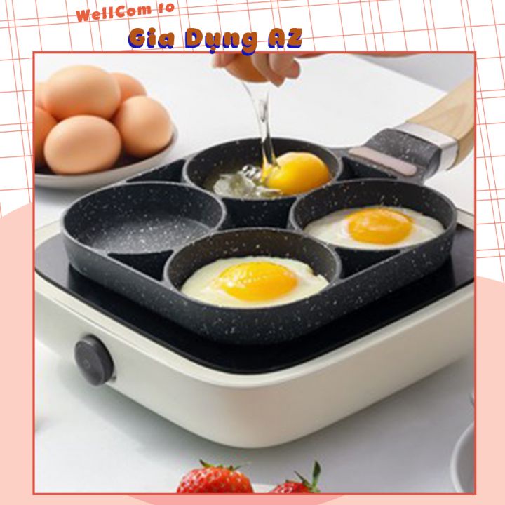 Chảo đá chống dính mini cho bếp từ chảo 4 ô dùng được cho tất cả các loại bếp tiện lợi AZ71530883142