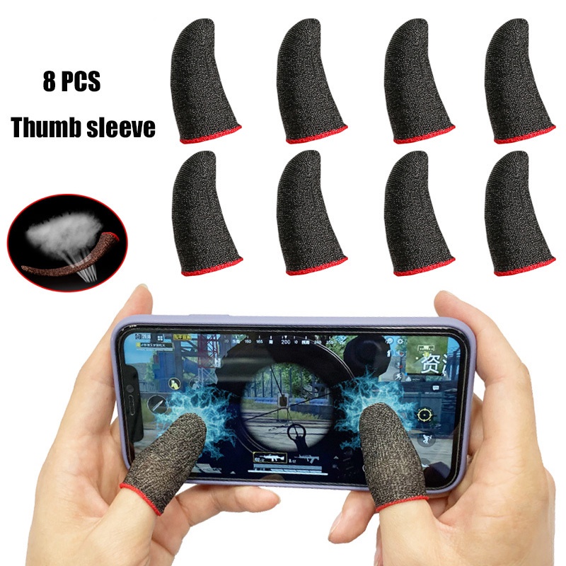 Bao Tay Chơi Game Ff Pubg Liên Quân Găng Tay Chơi Game Sợi Bạc Cao Cấp Chống Mồ Hôi