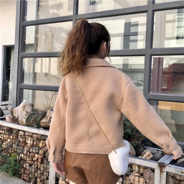 Áo khoác lông xù