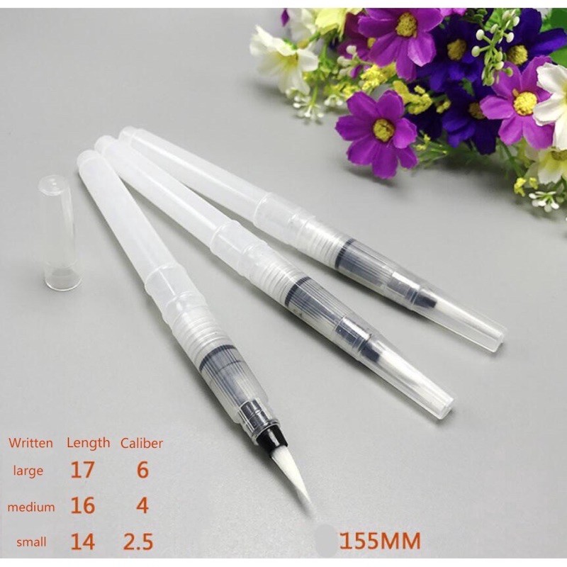 Set 3 cọ vẽ màu nước Wate Brush Eval