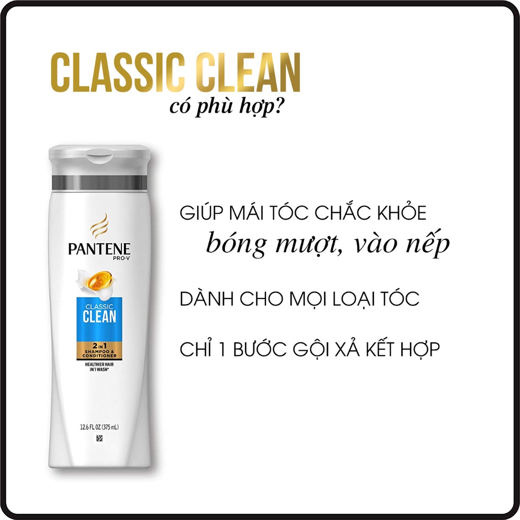 Dầu Gội Pantene Mỹ nhiều mùi hương 750ml