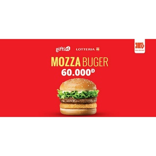E Voucher Lotteria Mozza burger